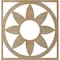 Ekena Millwork Blume Wood Fretwork Pierced Ceiling Medallion, Hickory, 20"OD x 7"ID x 1/4"T CMWP20X20X0250BLHI - alternate 3